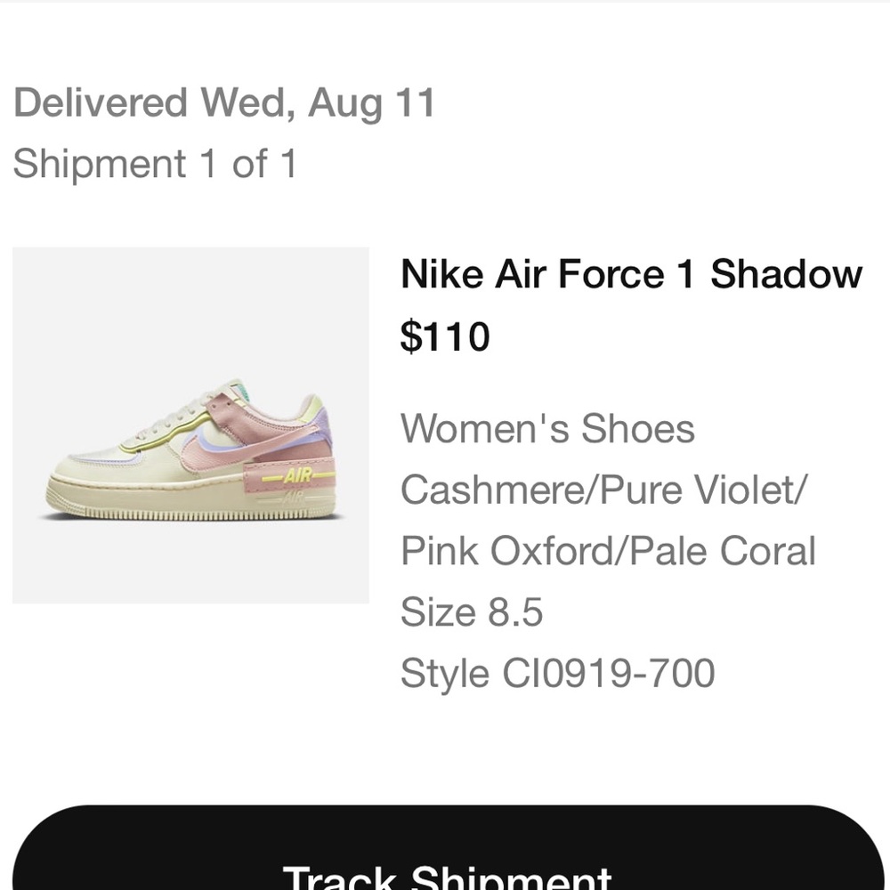Nike Air Force 1 shadow